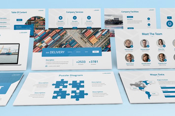 NextDelivery - Logistics Keynote Template