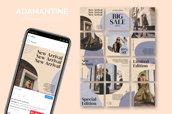 Adamantine - Instagram Puzzle Template