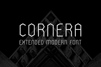 Cornera Extended Font