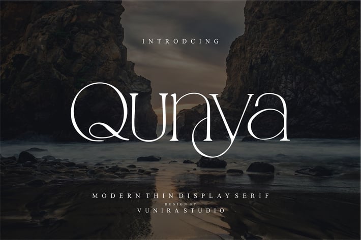 Qunya - Display Serif