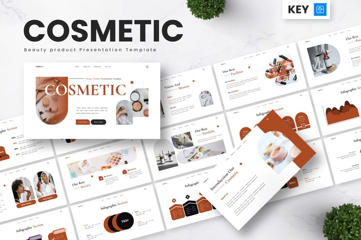 Cosmetic - Beauty Product Keynote Templates