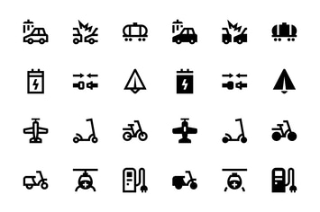 34 Transport icons