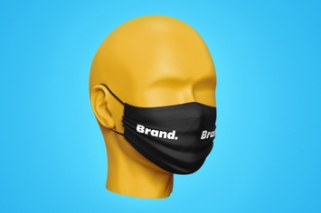 Medical Mask Mockup Template