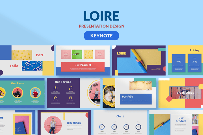 Loire - Creatives Presentation Design Keynote