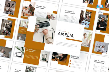 Amelia - Startup Agency Keynote Template