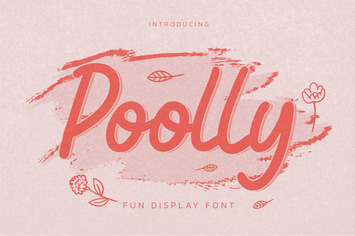 Poolly - Fun Display Font