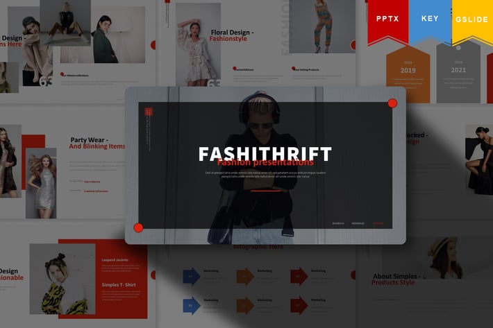 Fashithrift | Powerpoint, Keynote, Google Slides