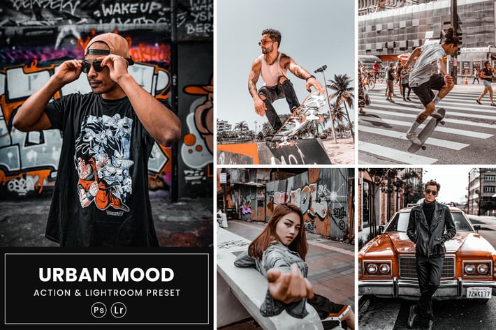 Urban Mood Photoshop Action & Lightrom Presets