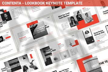 Contenta - Lookbook Keynote Template