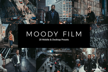 20 Moody Film Lightroom Presets & LUTs