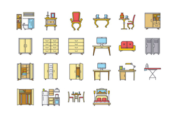 22 Furniture Icons