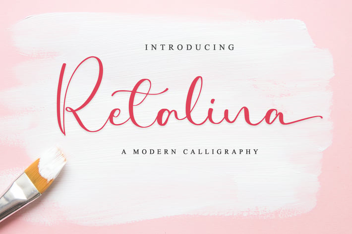 Retalina - A Lovely Script Font