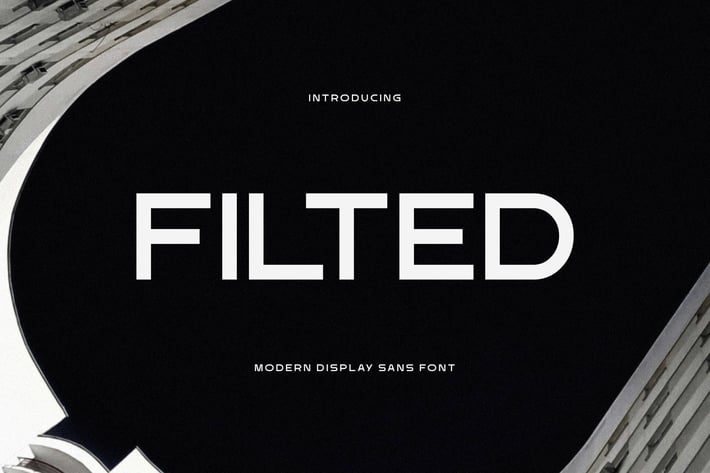 Filted - Modern Display Sans