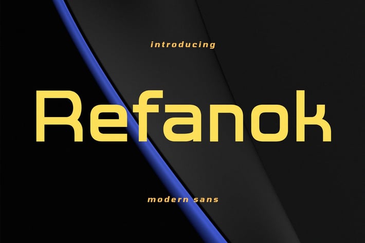 Refanok-Modern Condensed Sans