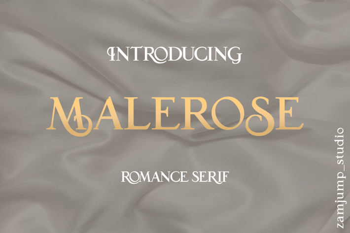 MALEROSE - The Romance Serif