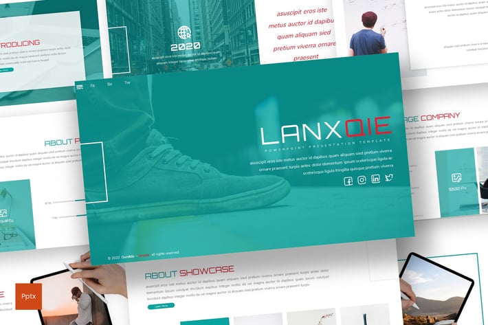 Lanxqie - Business Powerpoint Template