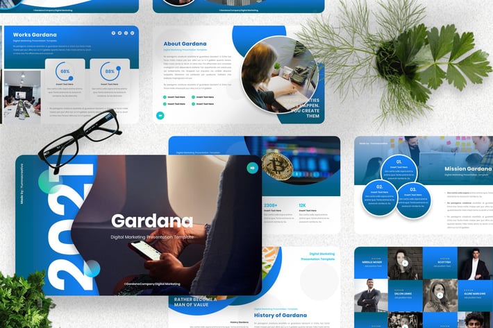 Gardana - Digital Marketing Powerpoint Template