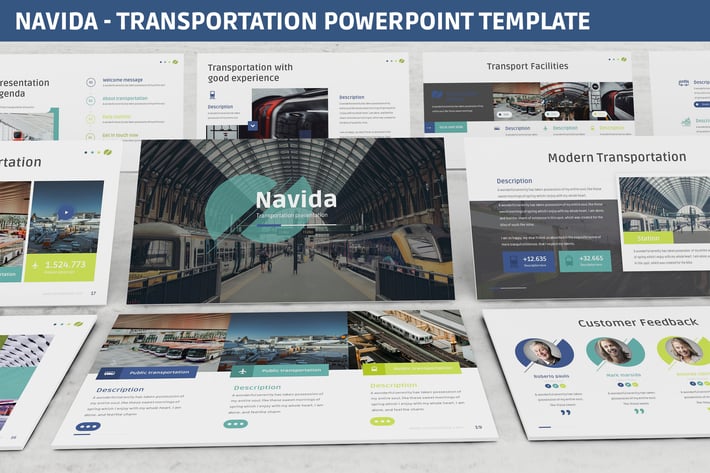 Navida - Transportation Powerpoint Template