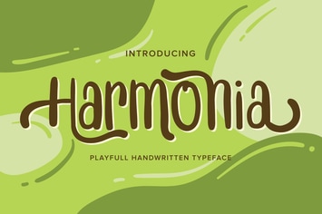 Harmonia | Playfull Handwritten Typeface