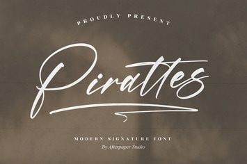 Pirattes Modern Signature Font