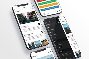 Slideby | Mobile Website Template