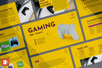 Gaming Company PowerPoint Presentation Template