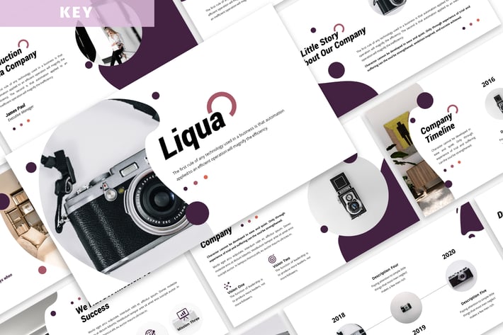 Liqua - Business Keynote Template