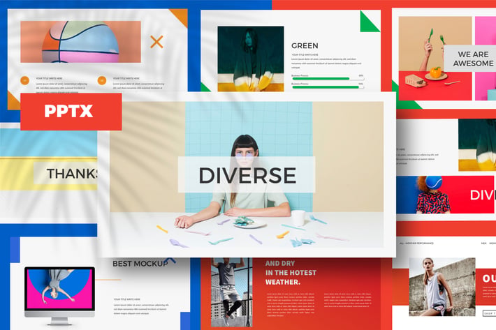 DIVERSE - Powerpoint Template 