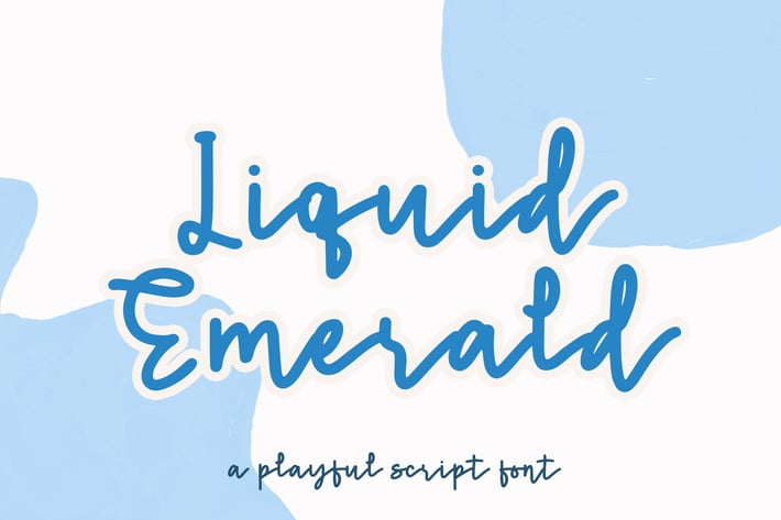 Liquid Emerald Playful Script