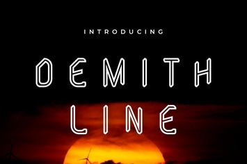 DEMITH LINE Font