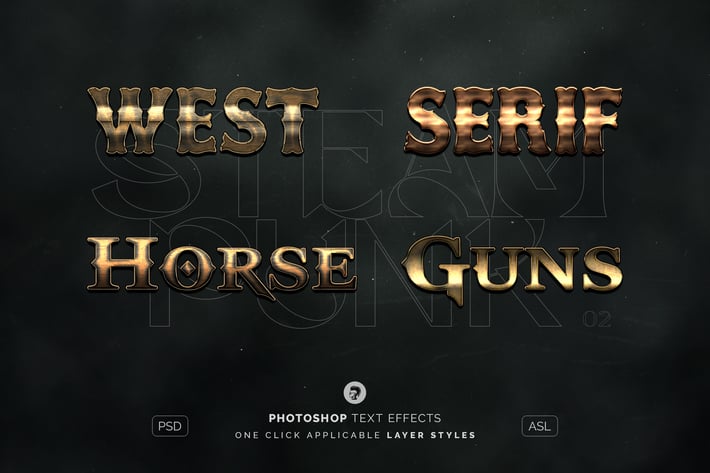Steampunk Text Effects 02