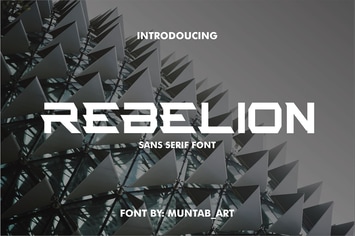 Rebelion | Modern Font