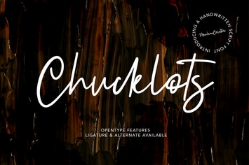 Chucklots Handwritten Script Font