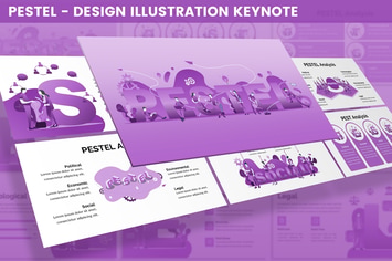 PESTEL - Design Illustration for Keynote