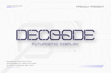 Decoode Futuristic Business Font 