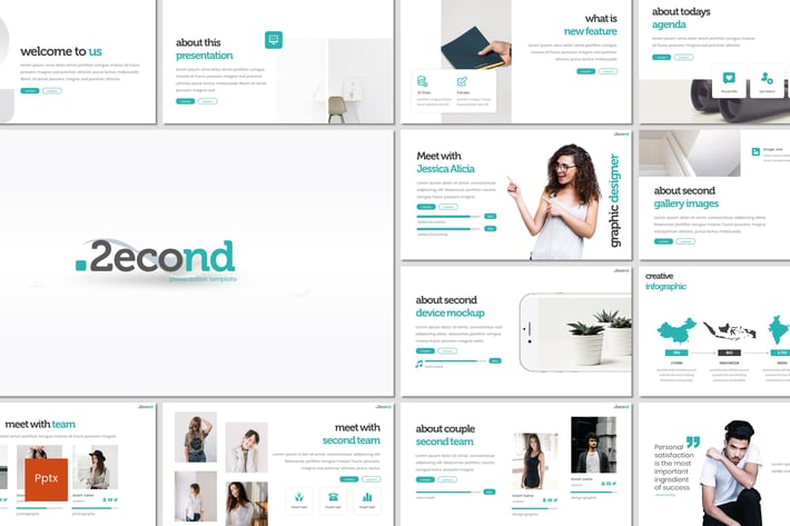 Second - Powerpoint Template