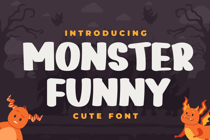 Monster Funny - Cute Display Font