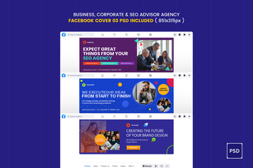 Business, Corporate & SEO Advisors Facebook Cover
