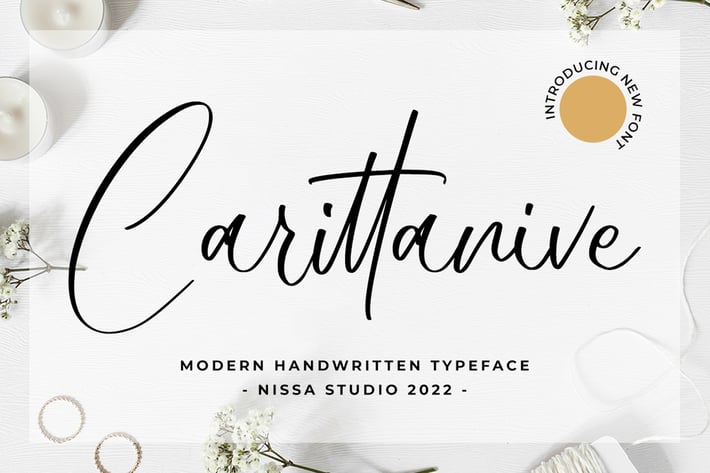 Carittanive - Signature Font