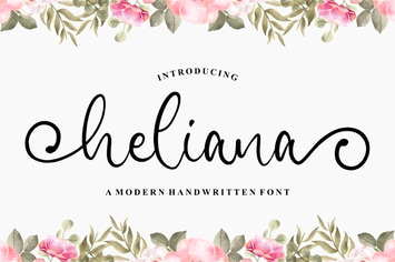 Heliana - Wedding Font