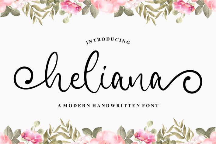Heliana - Wedding Font