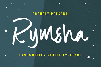 Rymsha - A Handwritten Script Typeface