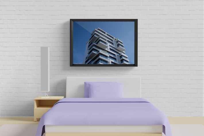 Realistic A3 Frame Mockup V1