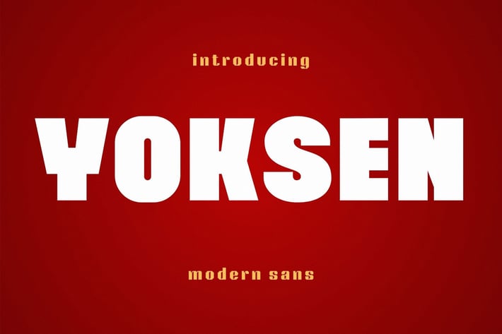 Yoksen - Modern Sans