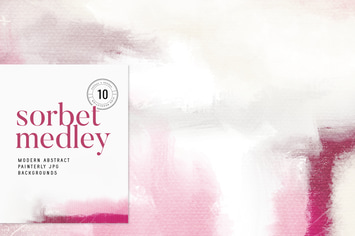 Sorbet Medley Abstract Painterly JPG Backgrounds