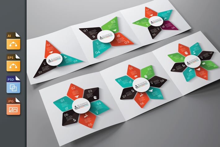 Infographics template set v.5