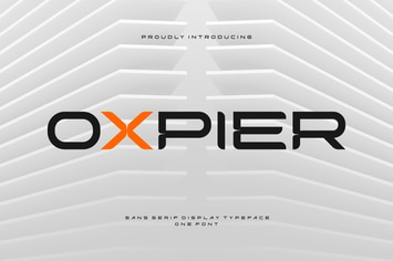 Oxpier - Sans Serif Display Typeface