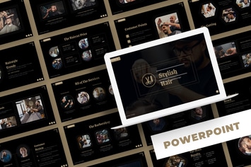 Stylish Hair - Powerpoint Template