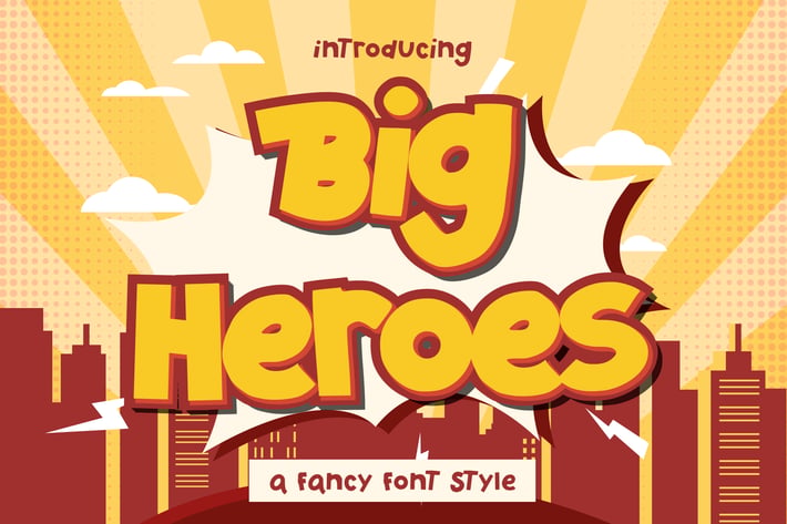 Big Heroes - Fancy Font