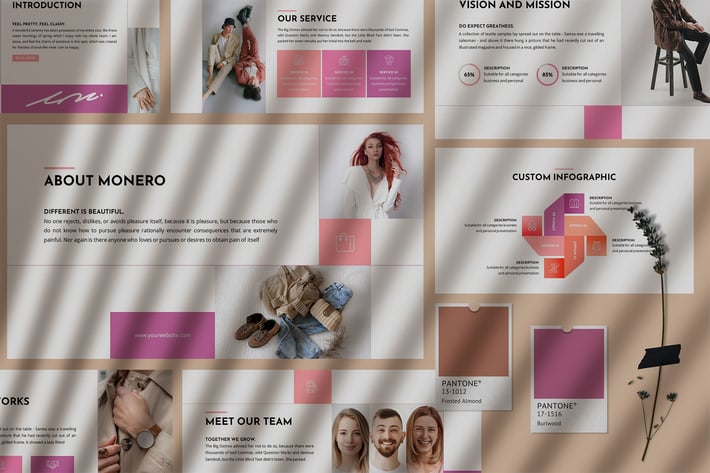Monero - Fashion Keynote Template